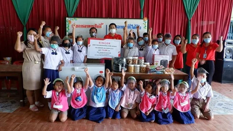 บริษัท ซิงเกอร์ประเทศไทย จำกัด (มหาชน) จัดโครงการ “ซิงเกอร์บริจาคเครื่องใช้ไฟฟ้า เพื่อสนับสนุนการดำเนินงานของหน่วยงานต่างๆและชุมชน”