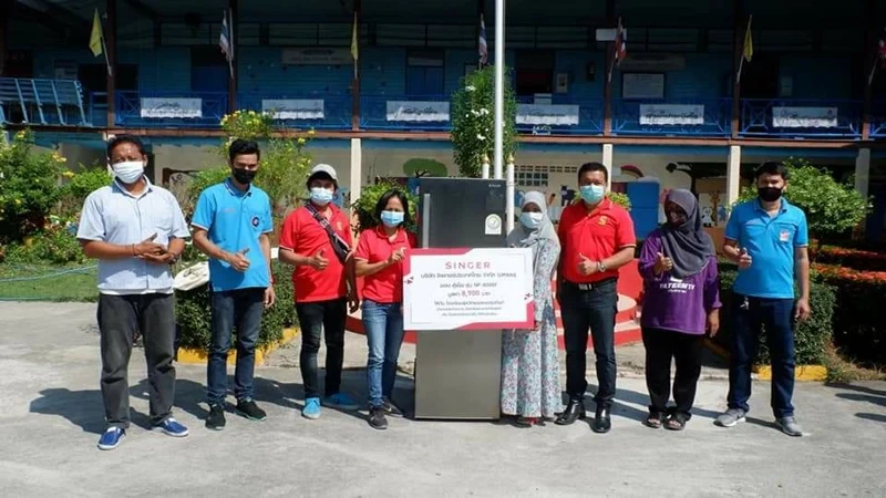 บริษัท ซิงเกอร์ประเทศไทย จำกัด (มหาชน) จัดโครงการ “ซิงเกอร์บริจาคเครื่องใช้ไฟฟ้า เพื่อสนับสนุนการดำเนินงานของหน่วยงานต่างๆและชุมชน”