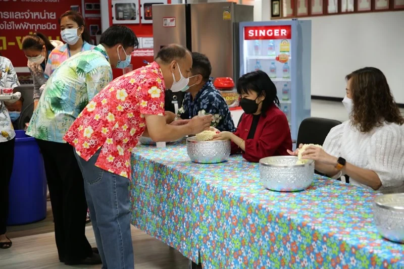 ภาพบรรยากาศกิจกรรมสงกรานต์ ประจำปี 2565