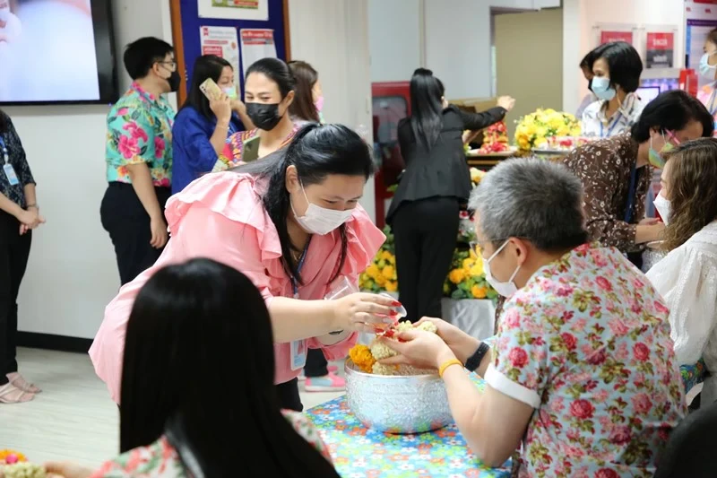 ภาพบรรยากาศกิจกรรมสงกรานต์ ประจำปี 2565