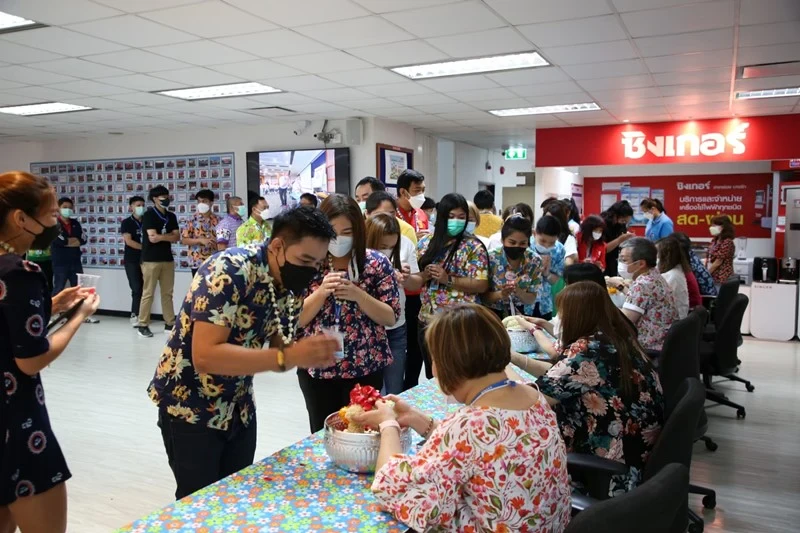 ภาพบรรยากาศกิจกรรมสงกรานต์ ประจำปี 2565