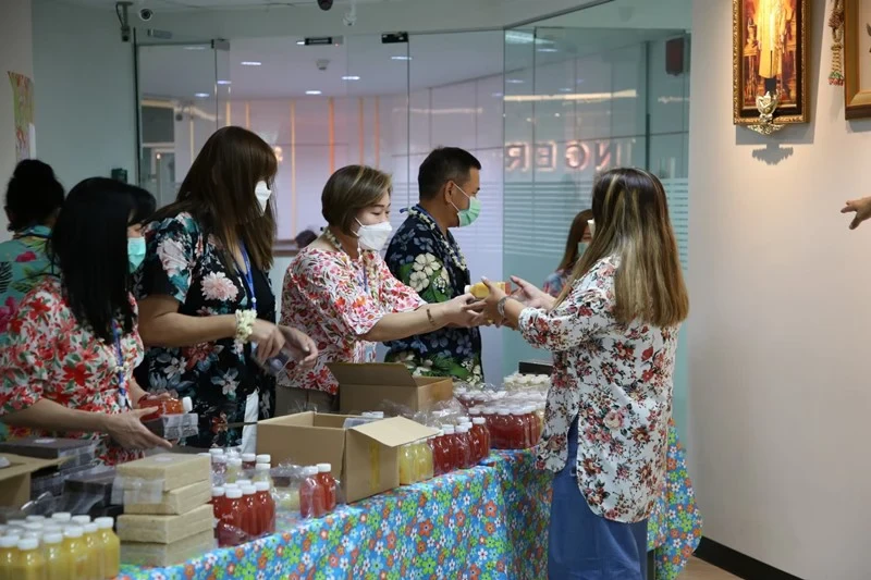 ภาพบรรยากาศกิจกรรมสงกรานต์ ประจำปี 2565