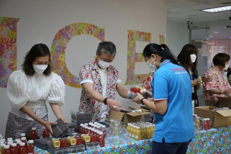 ภาพบรรยากาศกิจกรรมสงกรานต์ ประจำปี 2565