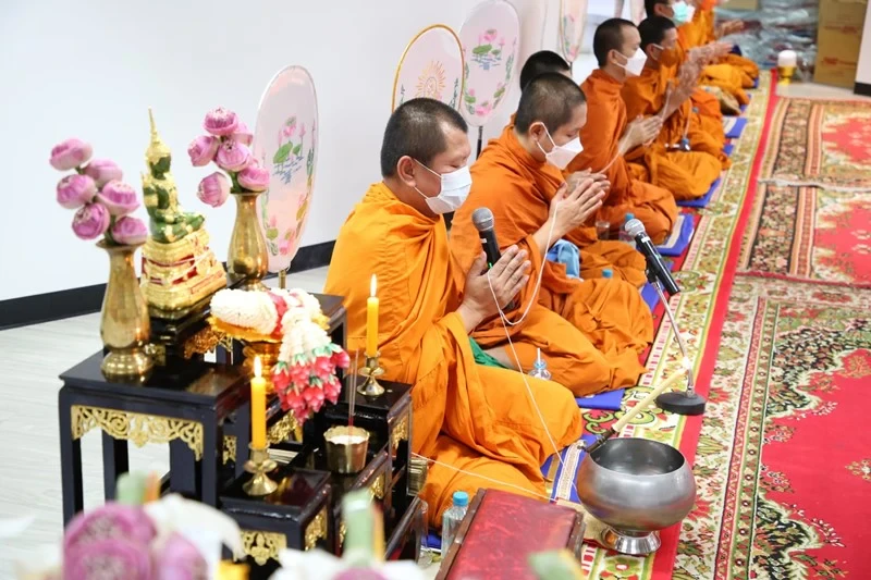ภาพบรรยากาศกิจกรรมทำบุญบริษัท ประจำปี 2565