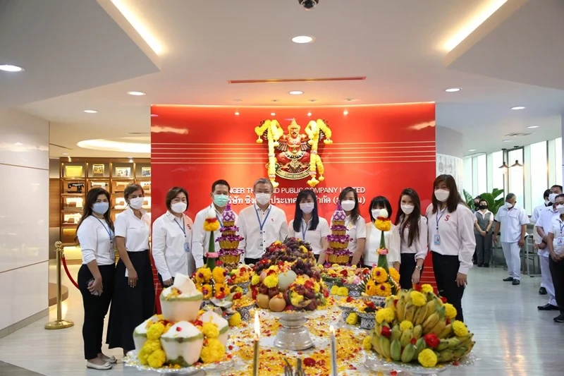 ภาพบรรยากาศกิจกรรมทำบุญบริษัท ประจำปี 2565