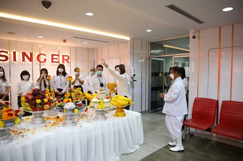 ภาพบรรยากาศกิจกรรมทำบุญบริษัท ประจำปี 2565