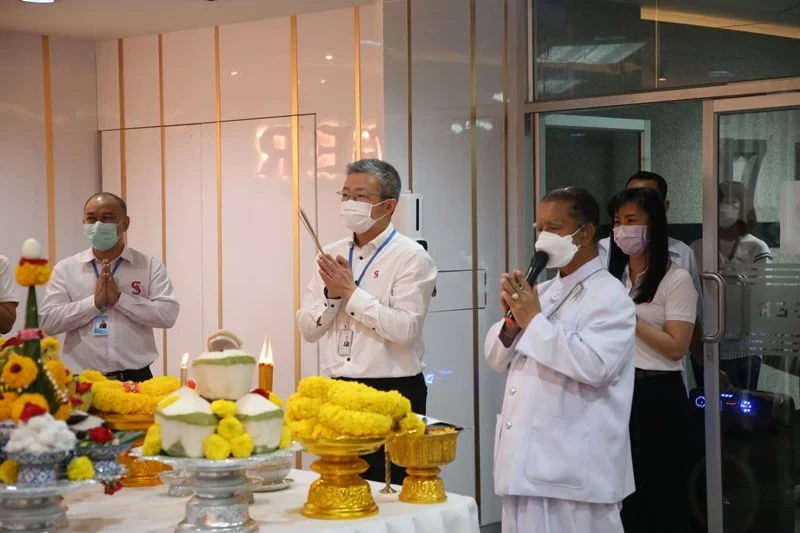 ภาพบรรยากาศกิจกรรมทำบุญบริษัท ประจำปี 2565