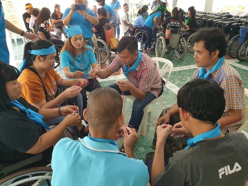 จัดกิจกรรม “สันทนาการ สานสัมพันธ์ ความสามัคคี” ให้กับกลุ่มพนักงานคนพิการ