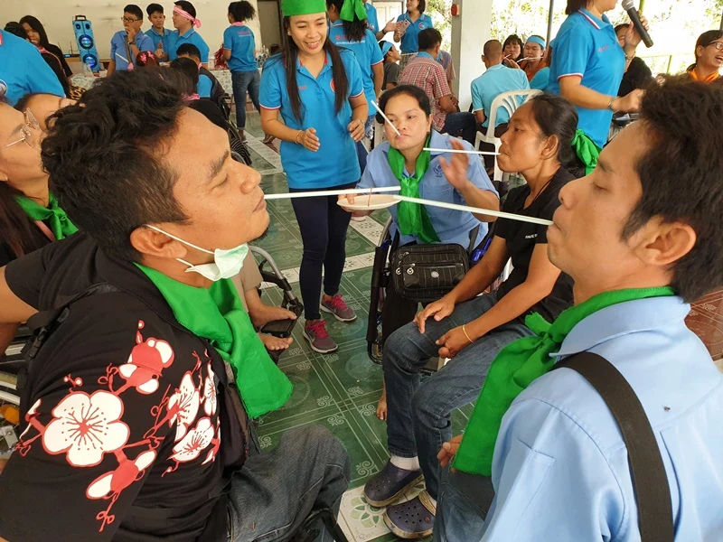จัดกิจกรรม “สันทนาการ สานสัมพันธ์ ความสามัคคี” ให้กับกลุ่มพนักงานคนพิการ