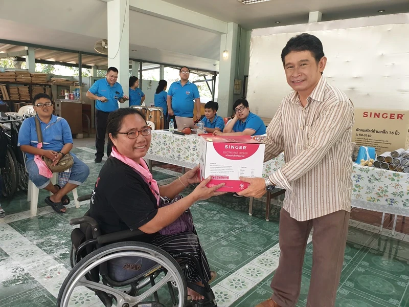 จัดกิจกรรม “สันทนาการ สานสัมพันธ์ ความสามัคคี” ให้กับกลุ่มพนักงานคนพิการ