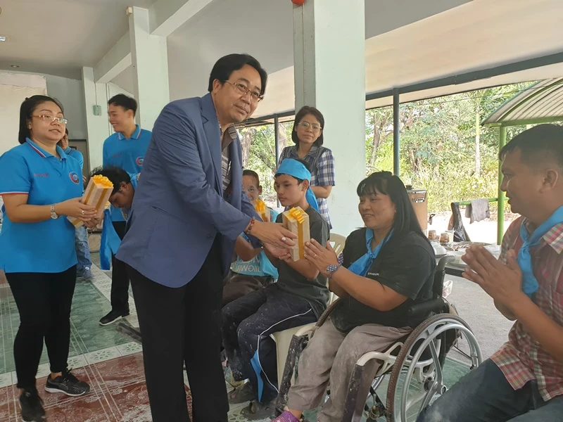 จัดกิจกรรม “สันทนาการ สานสัมพันธ์ ความสามัคคี” ให้กับกลุ่มพนักงานคนพิการ