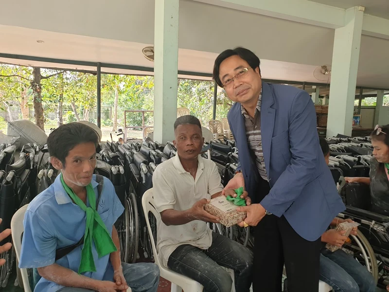 จัดกิจกรรม “สันทนาการ สานสัมพันธ์ ความสามัคคี” ให้กับกลุ่มพนักงานคนพิการ
