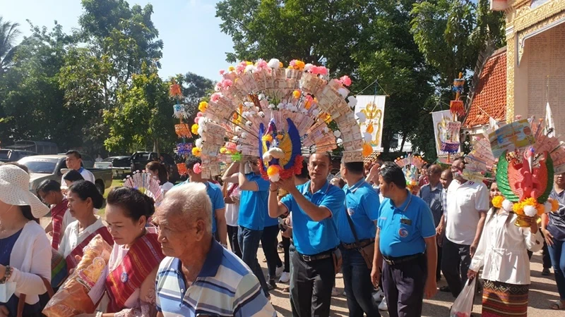 บริษัท ซิงเกอร์ประเทศไทย จำกัด (มหาชน) ร่วมเป็นเจ้าภาพทำบุญร่วมเป็นเจ้าภาพทอดกฐินสามัคคี เพื่อสมทบทุน “สร้างฝ้าเพดานศาลาหอฉันทรงไทยประยุกต์ ขนาดกว้าง ๑๔ เมตร ยาว ๒๔ เมตร”