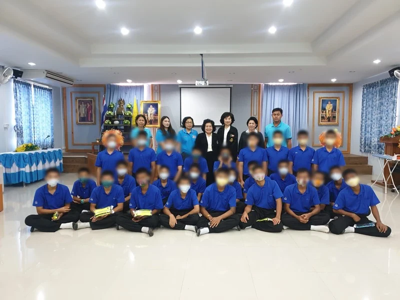 กิจกรรม ด้านการส่งเสริมการพัฒนาเด็กและเยาวชน โดยการ สนับสนุนกิจกรรมให้กับ กลุ่มเด็กเยาวชนบำบัดยาเสพติด