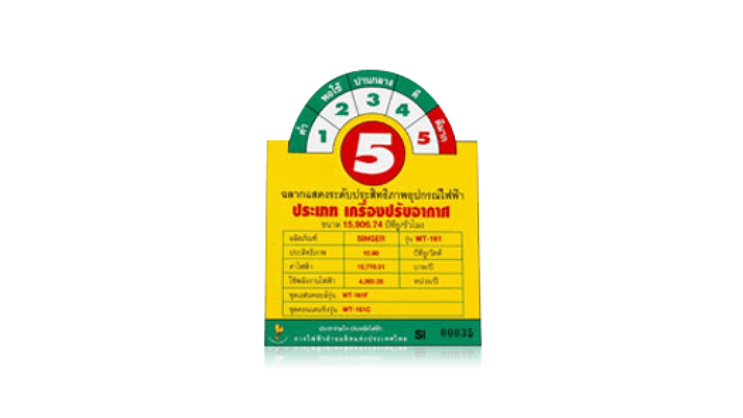 ประกาศเกียรติคุณ "ภายใต้สัญลักษณ์ฉลากเบอร์ 5"