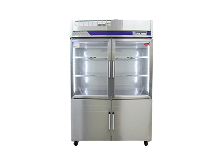 ตู้แช่เครื่องดื่มสแตนเลส 4 ประตู